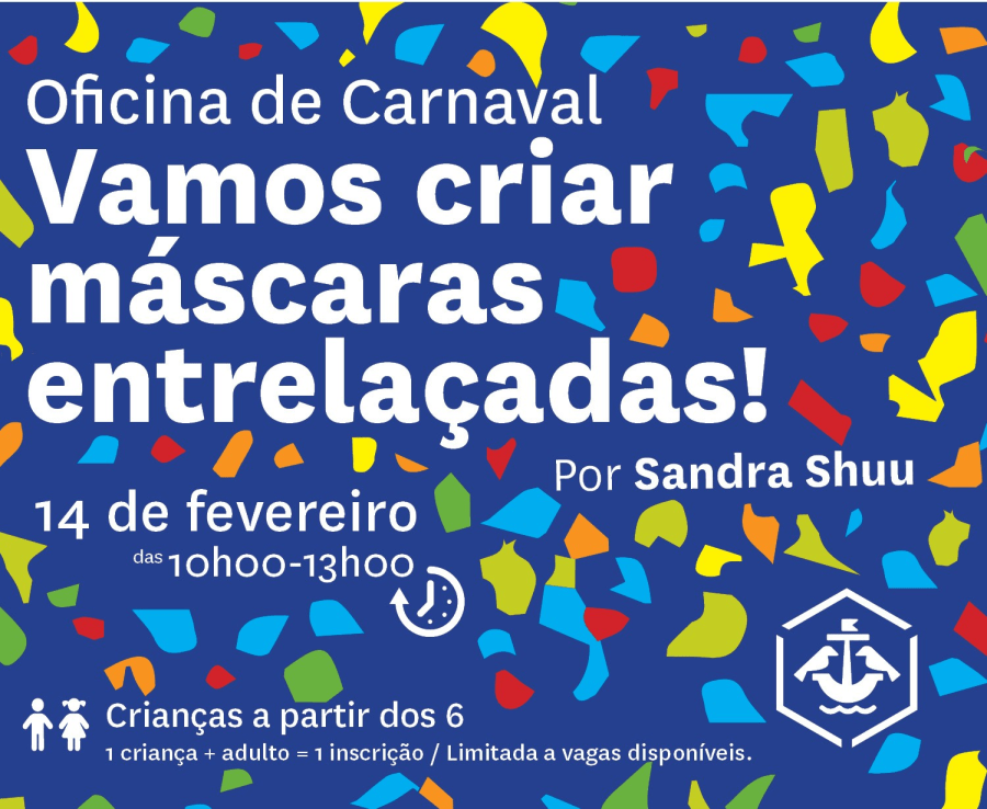 Oficina de Carnaval: Vamos Construir Máscaras Entrelaçadas!