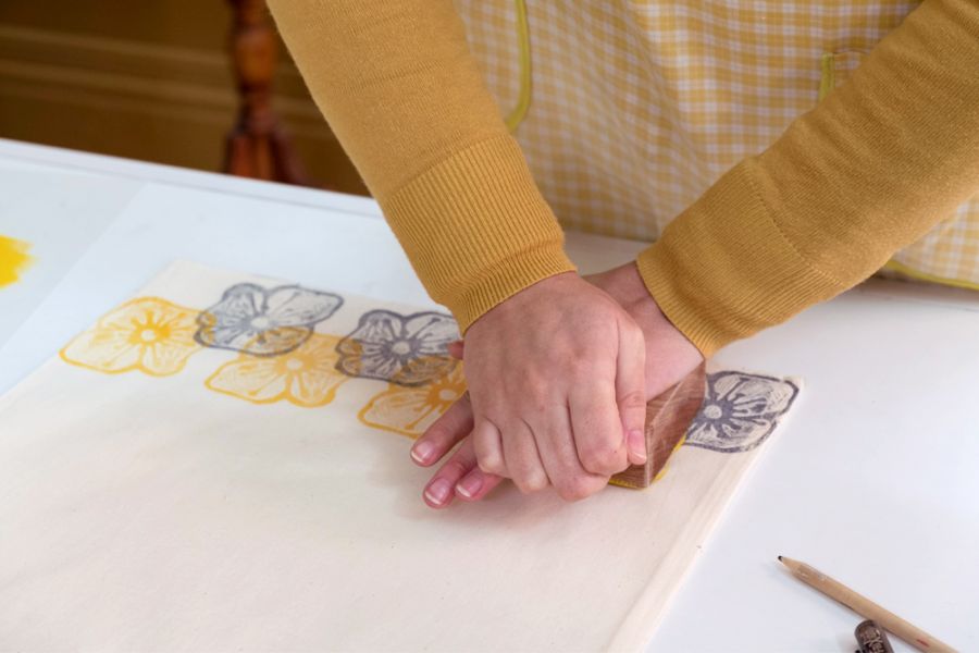 Workshop de Estamparia Manual em Tecido - Block Printing / Carimbos