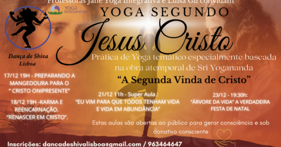 Yoga Segundo Jesus Cristo através da obra de Yogananda.