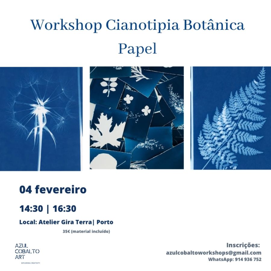 Workshop Cianotipia Botânica 