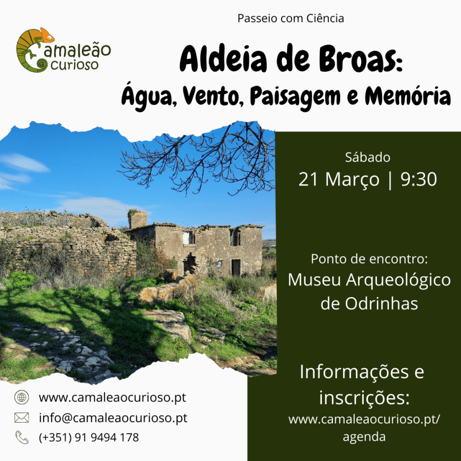 Passeio 'Aldeia de Broas: Água, Vento, Paisagem e Memória'