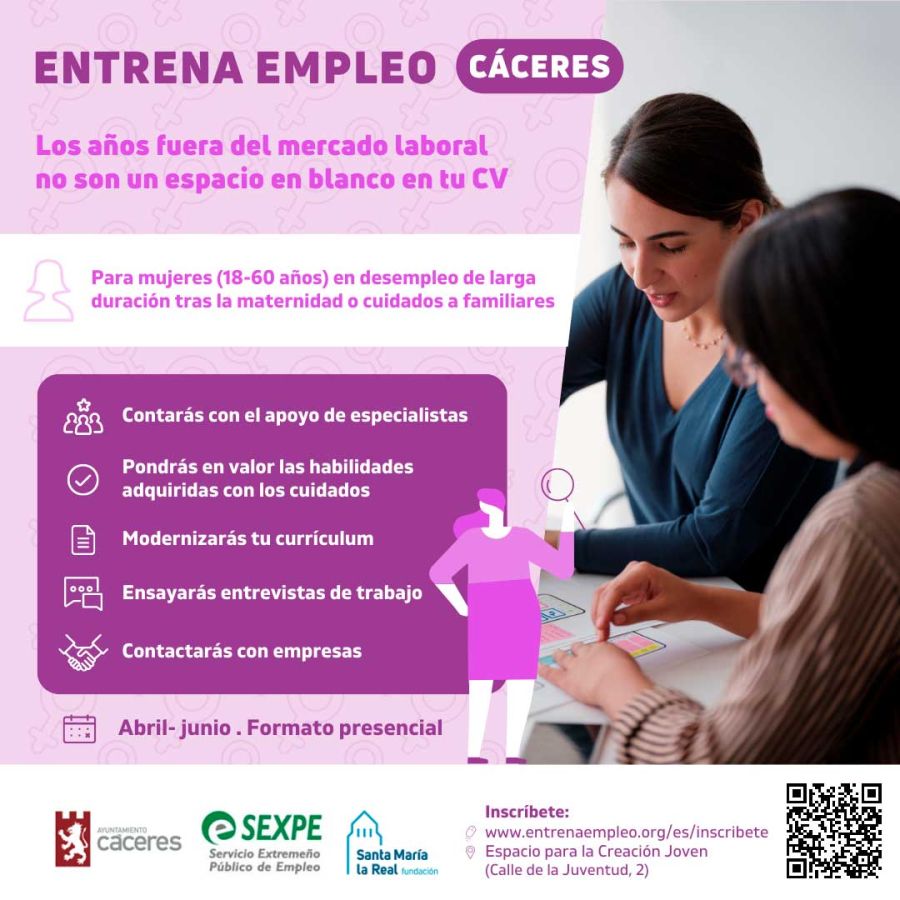 Entrena Empleo Extremadura | Programa gratuito de orientación laboral 