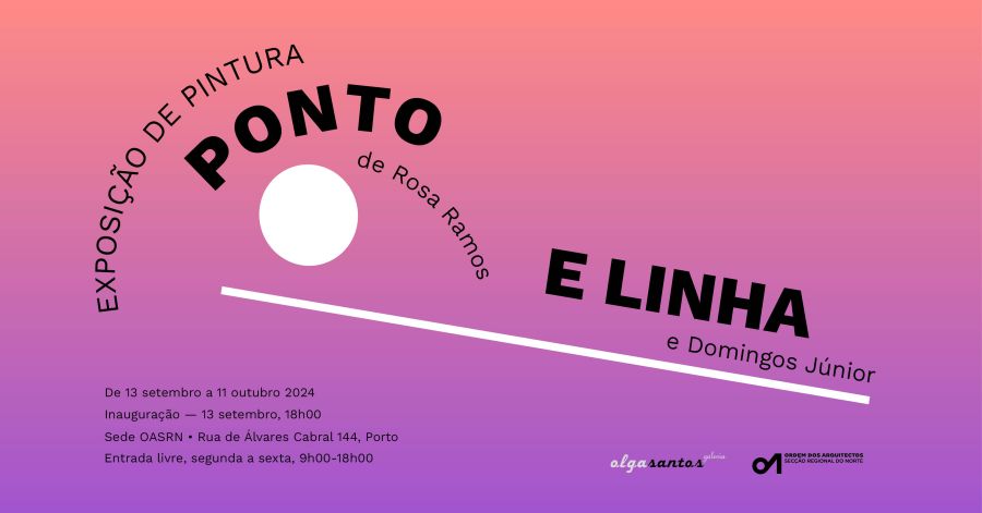 Exposição 'Ponto e Linha', de Rosa Ramos e Domingos Júnior