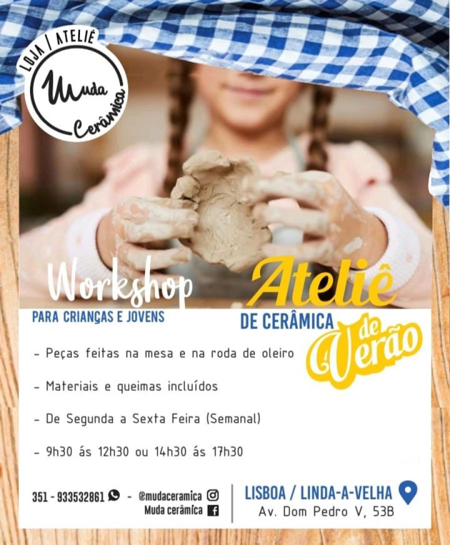 Workshops para crianças de férias 