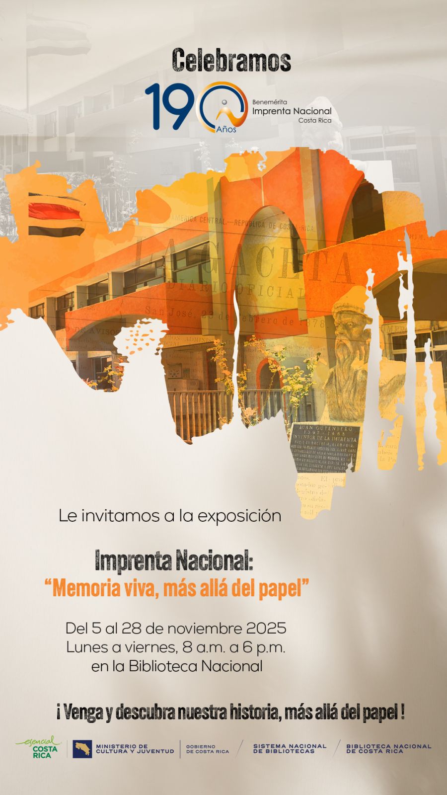 Inauguración de la exposición 'Imprenta Nacional: memoria viva, más allá del papel'