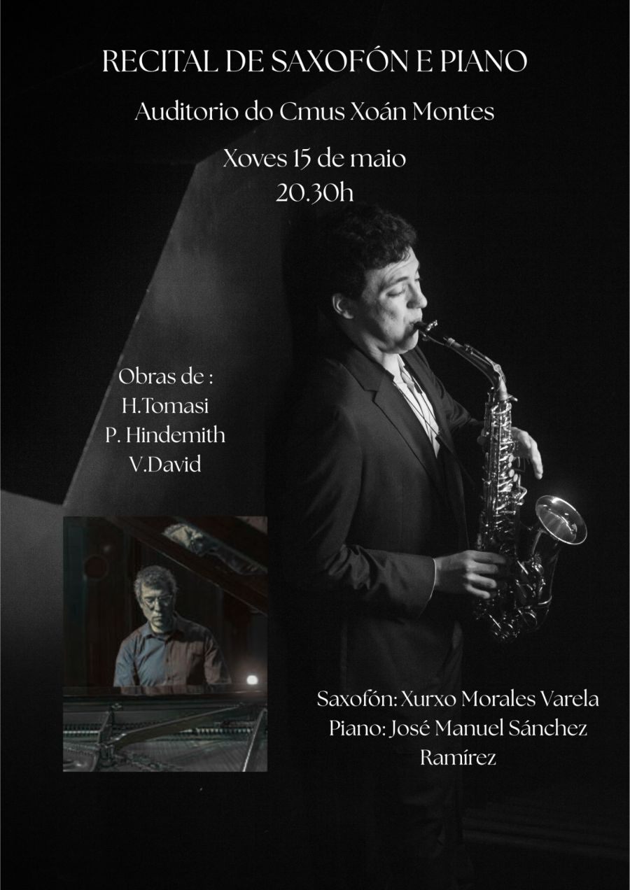 Recital de saxofón e piano