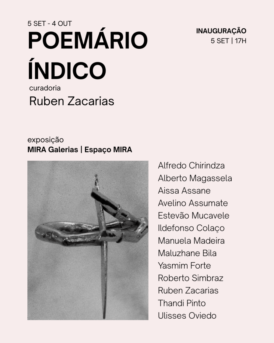 Inauguração da exposição 'POEMÁRIO ÍNDICO'