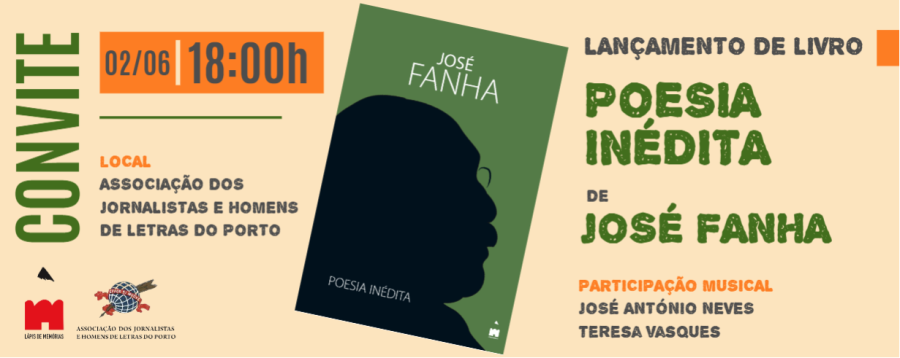 Lançamento do novo livro de José Fanha, 'Poesia Inédita' da editora Lápis de Memórias no Porto