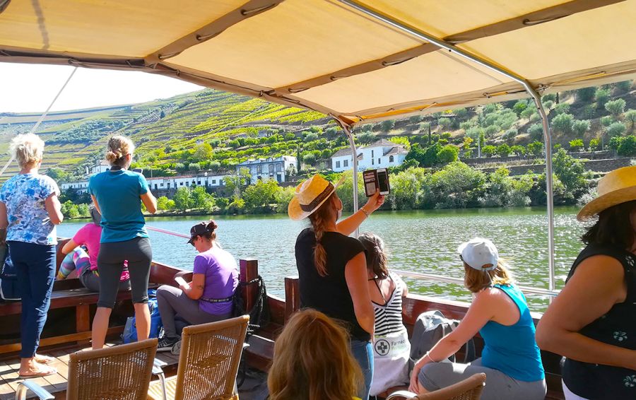 Caminhar no Douro e com festa da vindima