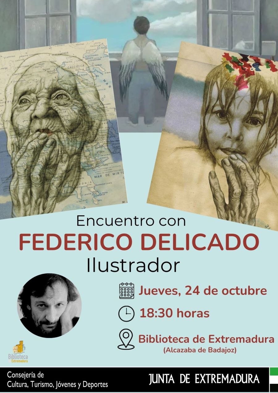 Encuentro con Federico Delicado, ilustrador extremeño