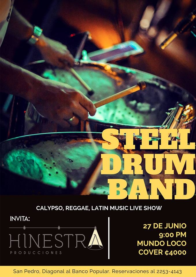 Steel Drum Band CR en concierto