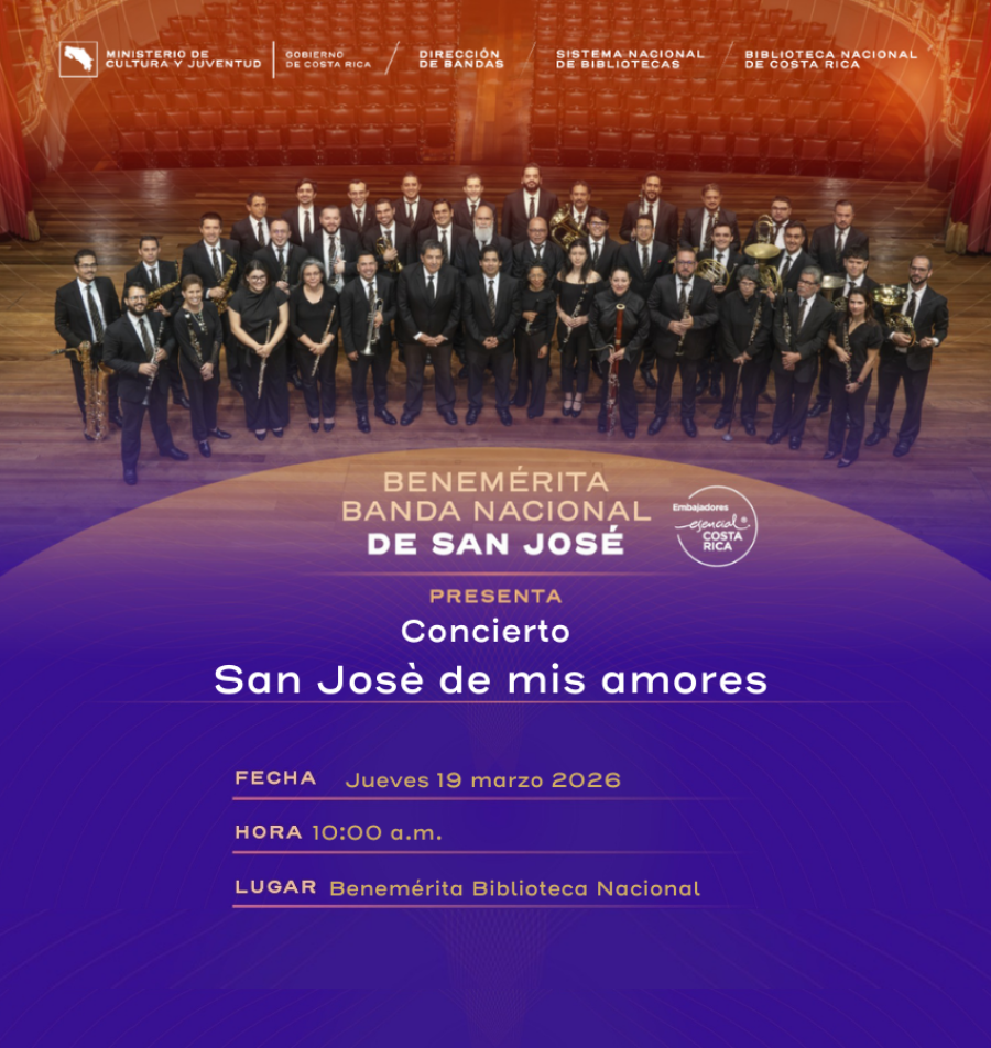 Concierto 'San José de mis amores' con la Benemérita Banda Nacional de San José