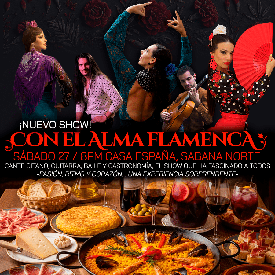 Sábado 27 de flamenco y comida española