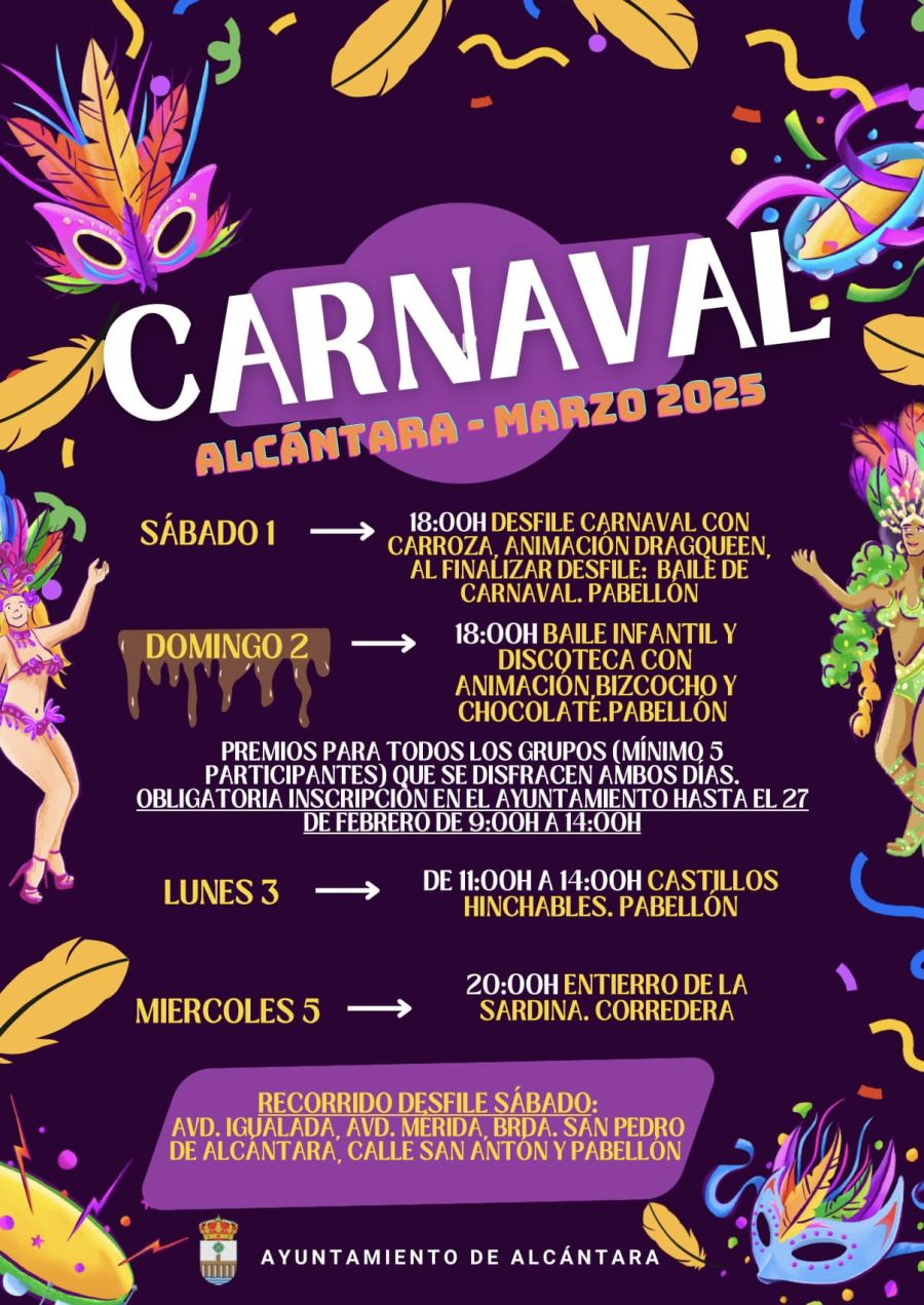 Carnaval Alcántara 2025