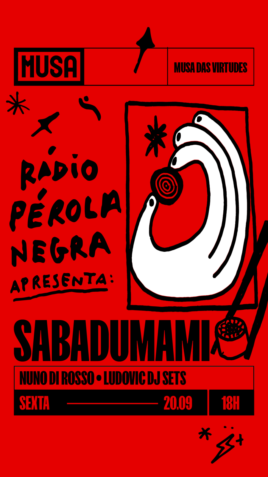 Rádio Pérola Negra apresenta: SabadUmami / DJ Sets