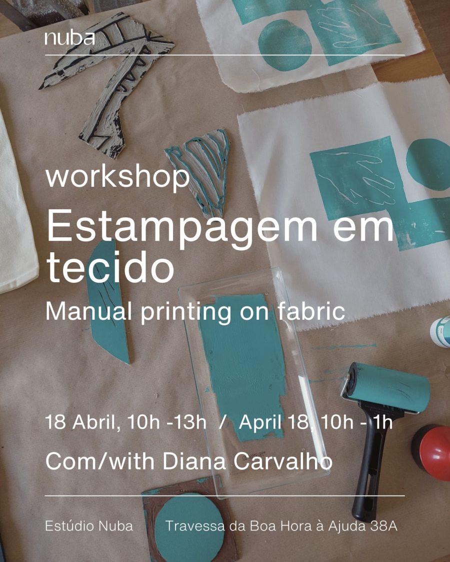Workshop Estampagem em tecido