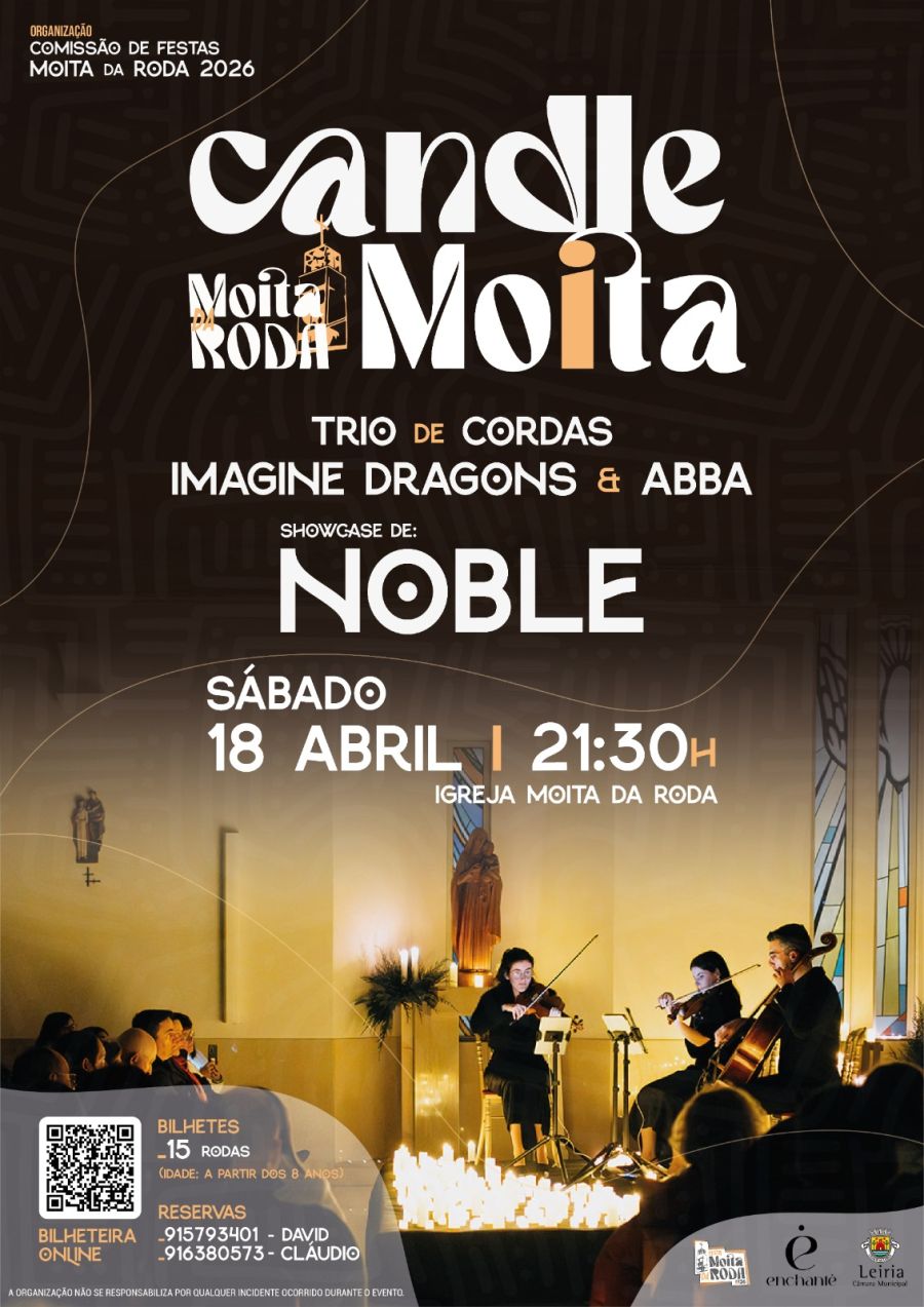 Candle Moita - Imagine Dragons & Abba com Showcase NOBLE