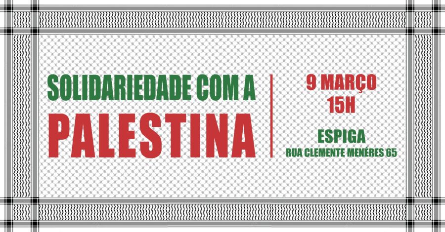 Evento em solidariedade com a Palestina