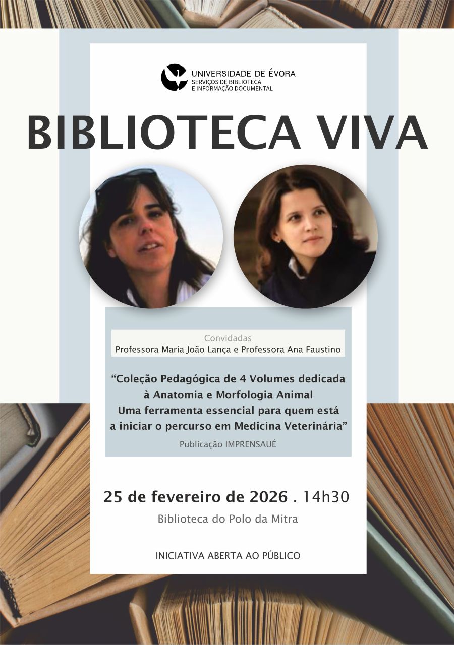 Biblioteca Viva com Maria João Lança e Ana Faustino