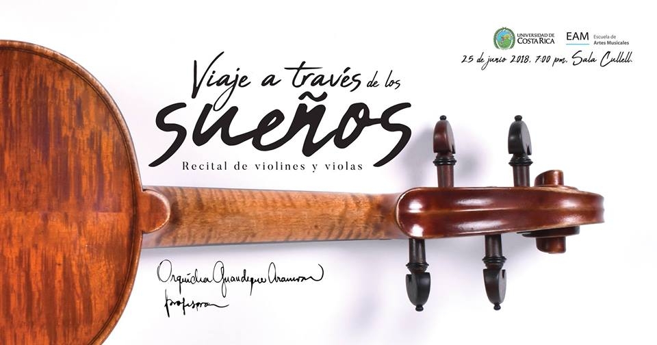Recital de violín y viola. Estudiantes de Orquídea Guandique