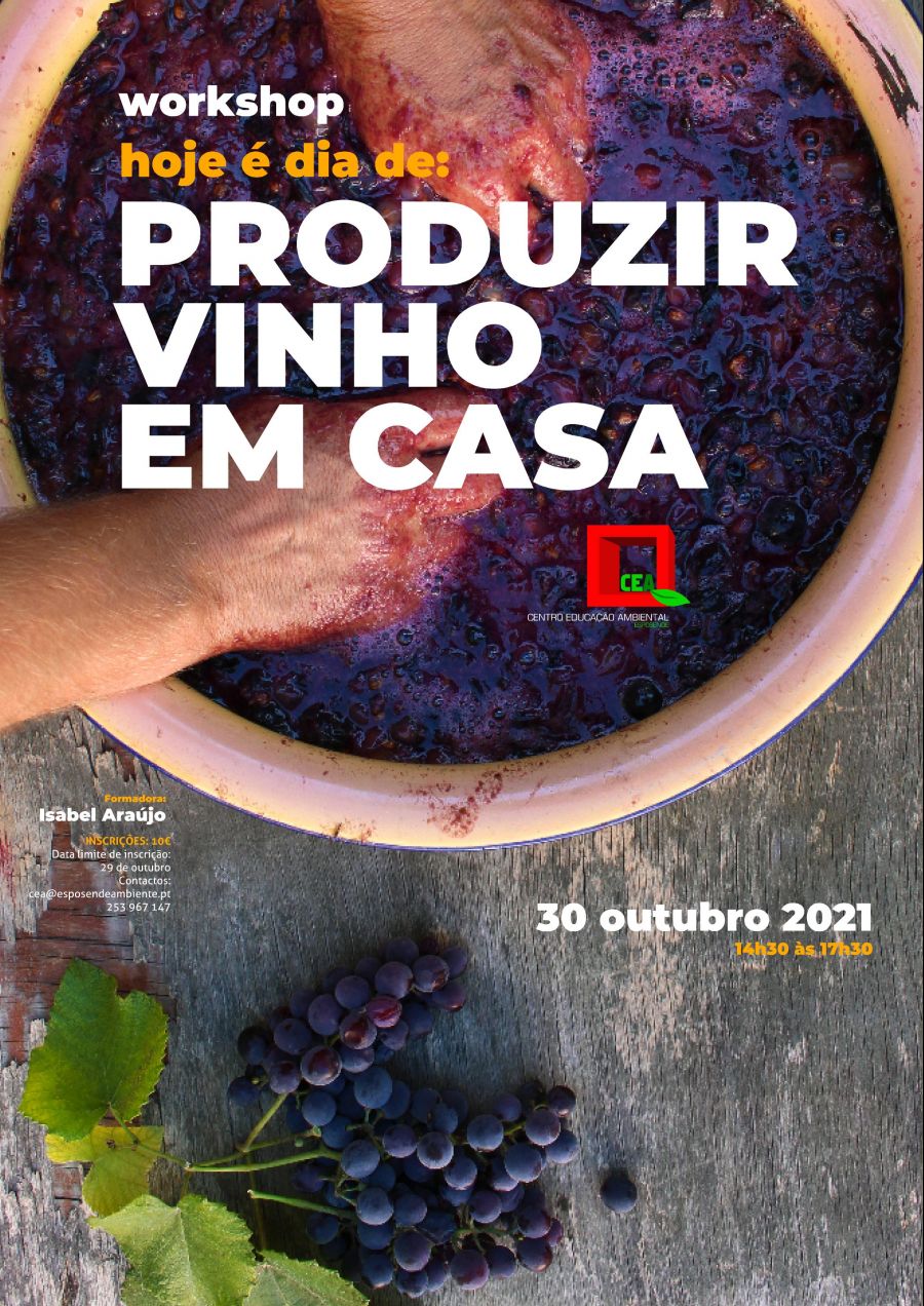 Workshop Hoje é dia de: 'Produzir Vinho em Casa'