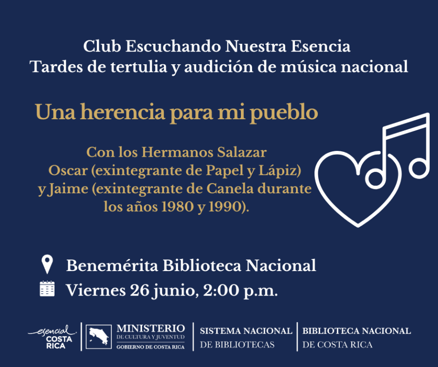 Tertulia musical 'Una herencia para mi pueblo' con los músicos Oscar Salazar y Jaime Salazar