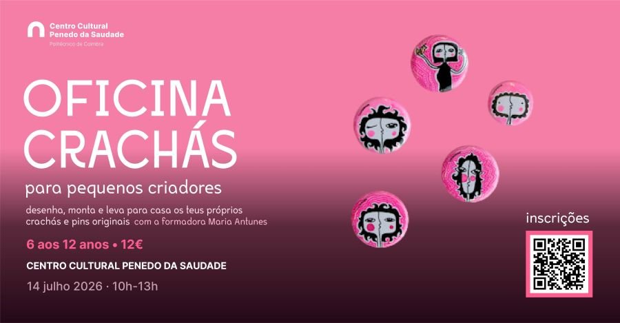 Oficina de crachás com inscrições abertas 