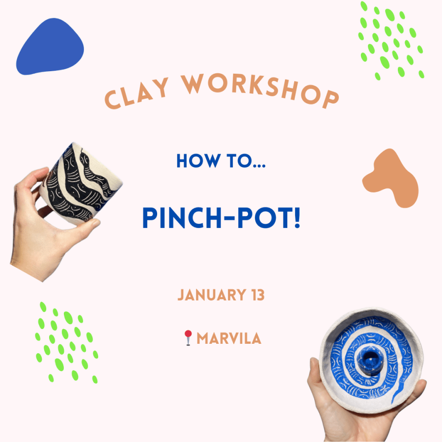 Clay workshop - pinch-pot technique