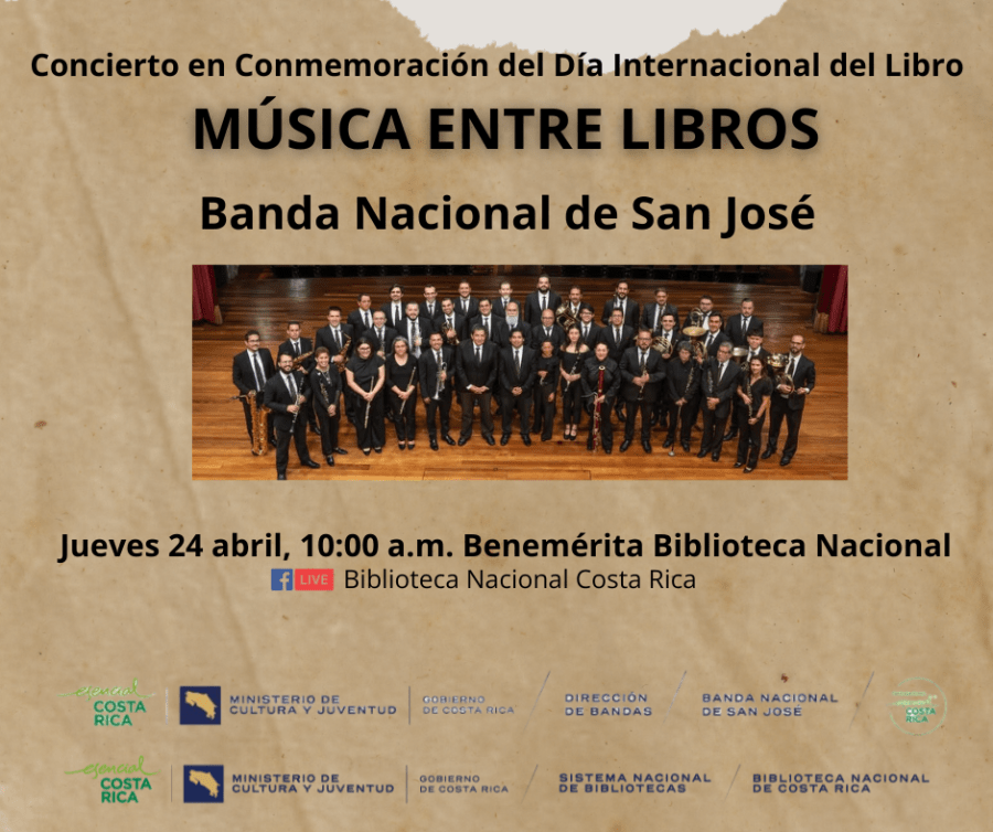 Concierto. Música entre libros. Banda Nacional de San José