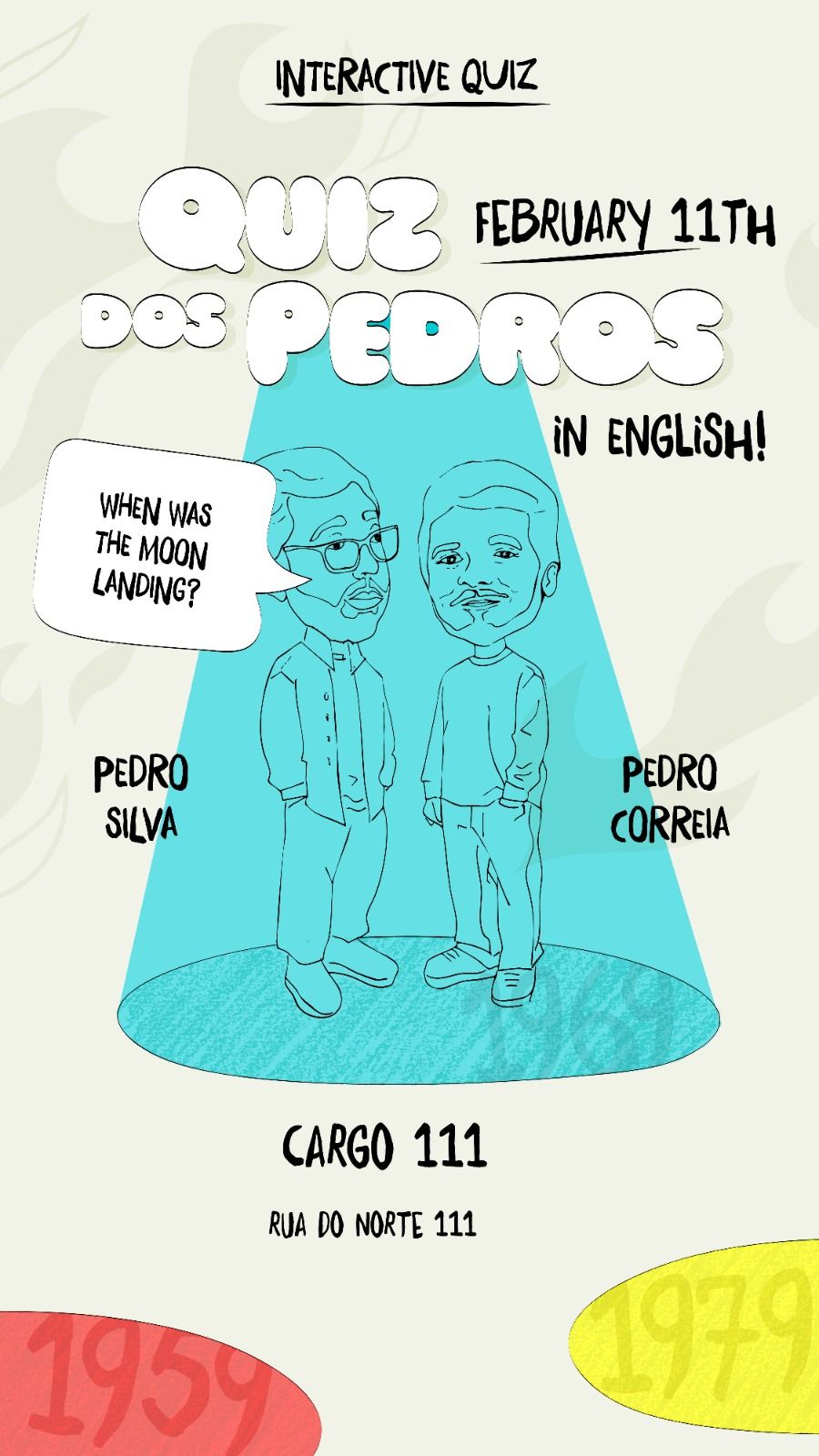 Quiz dos Pedros - English Show - 19h