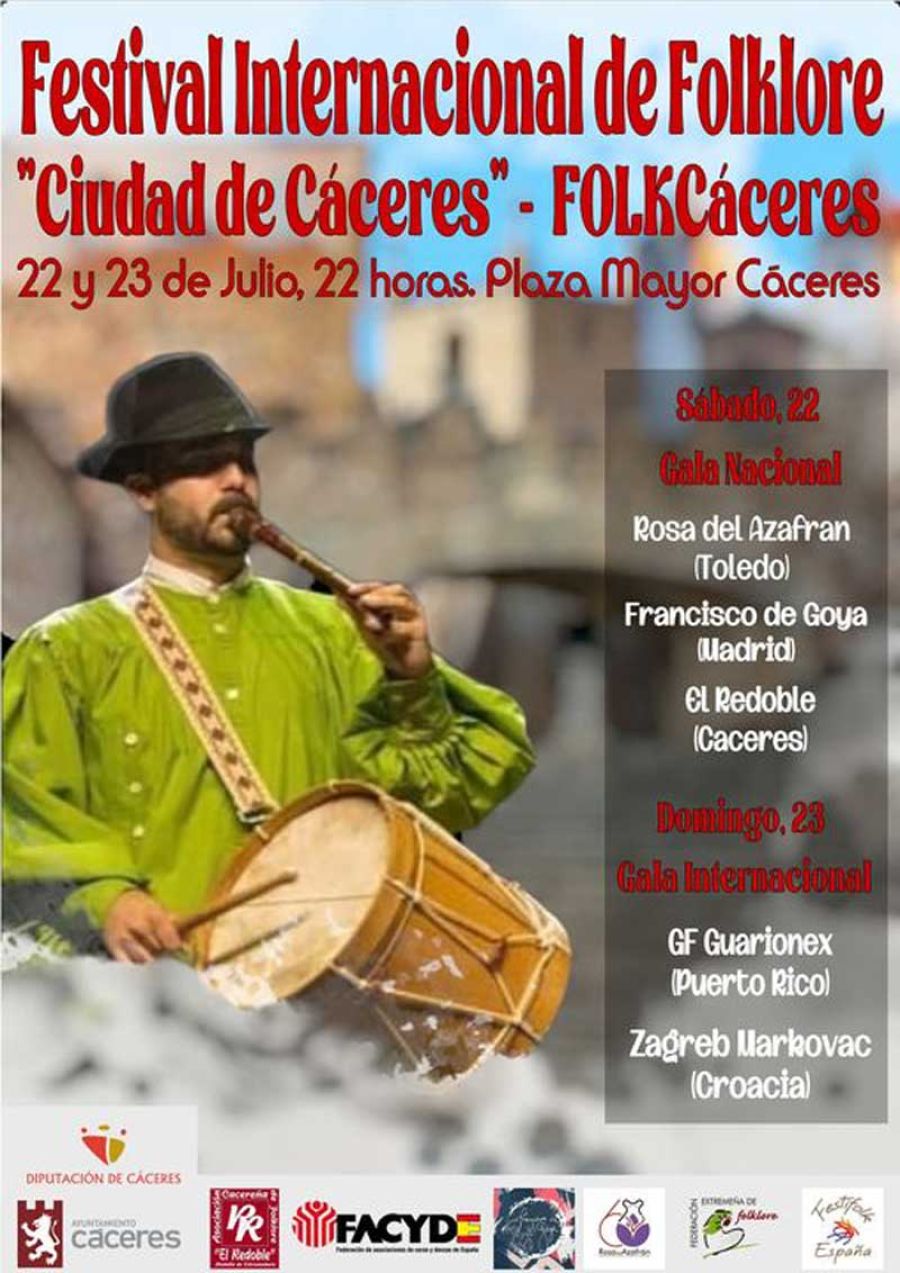 FOLKCáceres 2023 | Festival Internacional de Folklore 'Ciudad de Cáceres'