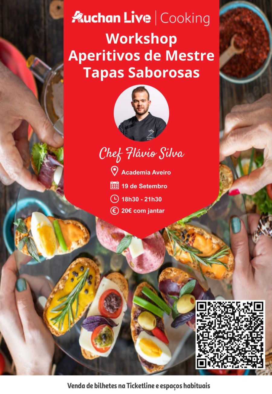 Workshop Aperitivos de Mestre - Tapas Saborosas