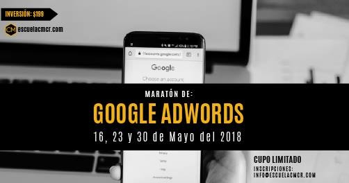 Maratón: Google Adwords