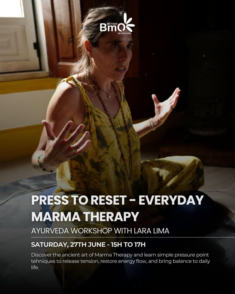 PRESS TO RESET - EVERYDAY MARMA THERAPY por Lara Lima Ayurvedic Therapist Medicine