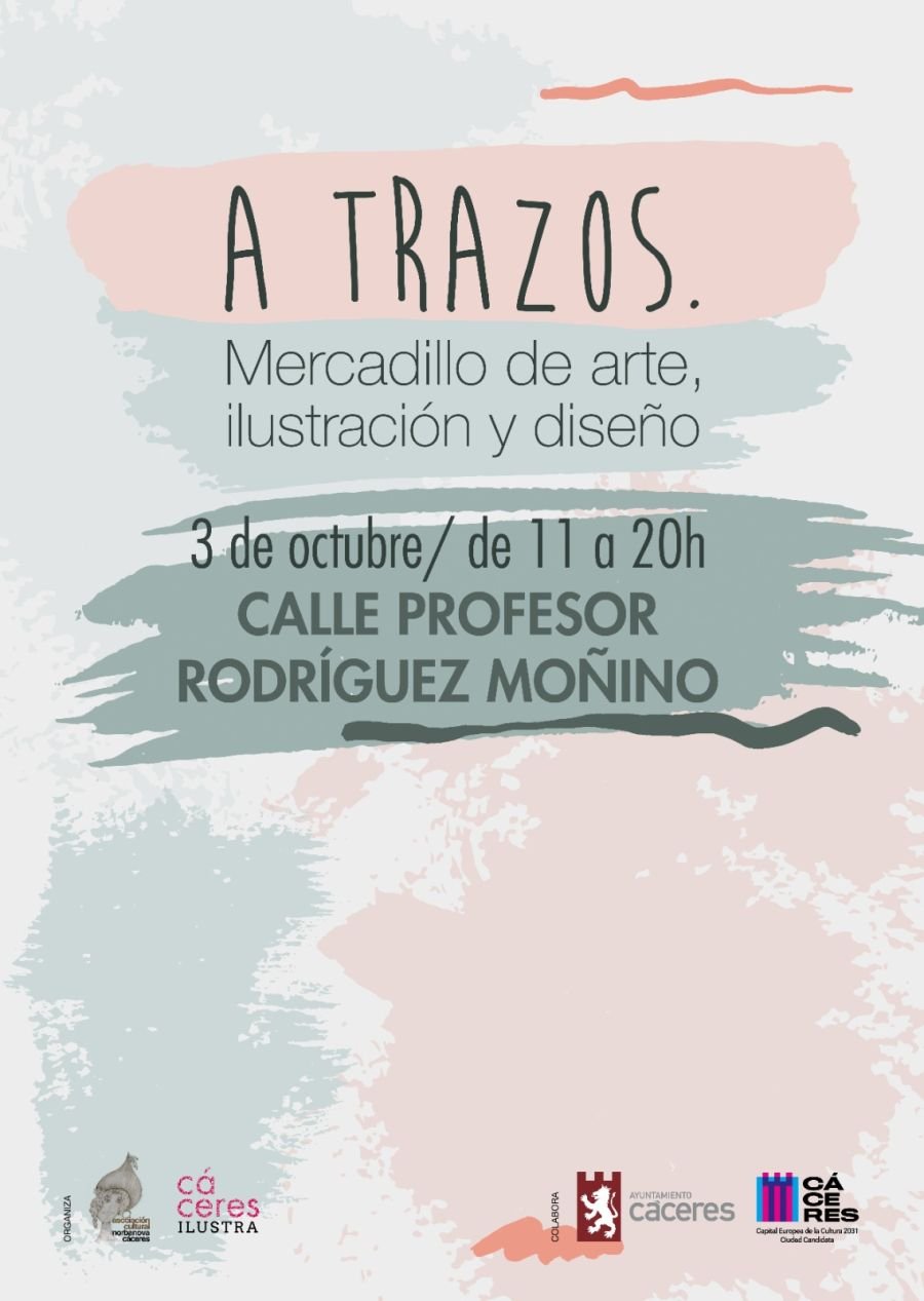 A TRAZOS. Mercadillo de arte, ilustración y diseño