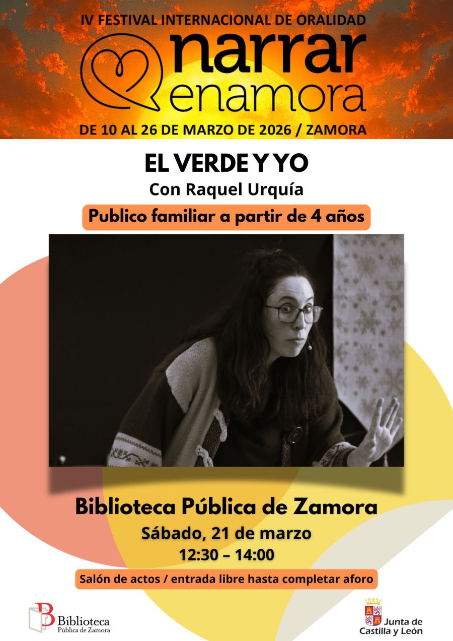 'El verde y yo' Sesión de narración para familias | IV Festival Internacional de Oralidad 'Narrar Enamora'