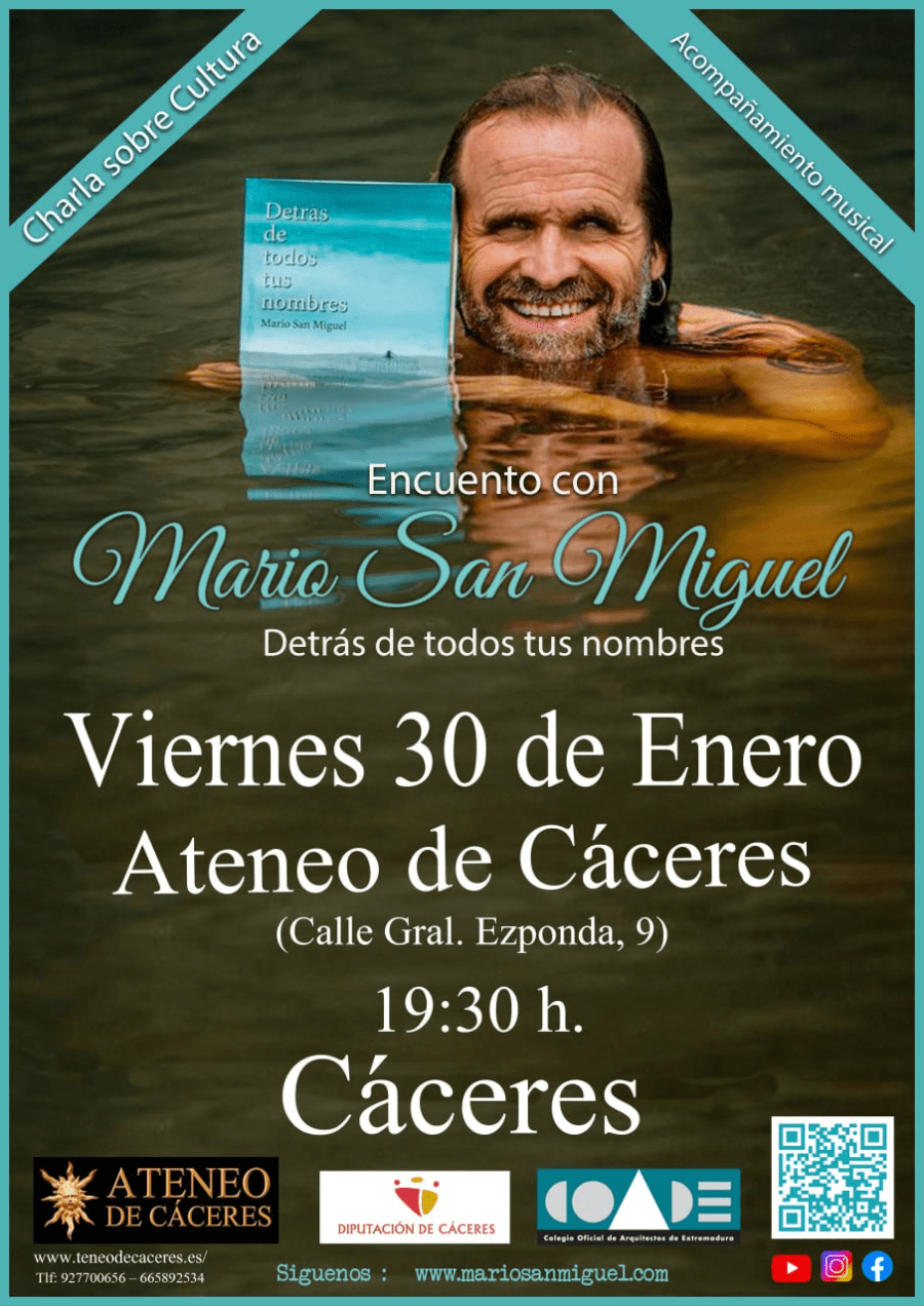 Encuentro con Mario San Miguel 'Detrás de todos tus nombres'