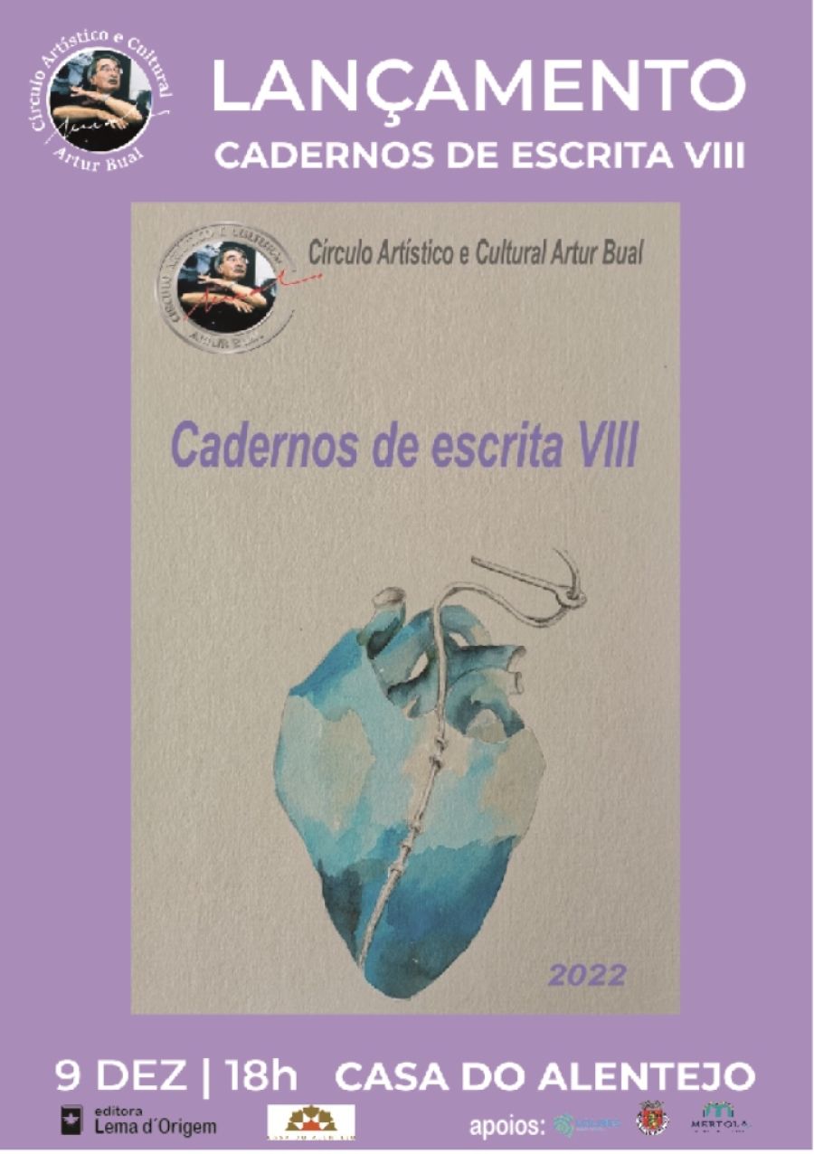 Lançamento Cadernos de Escrita VIII - Círculo Artístico e Cultural Artur Bual