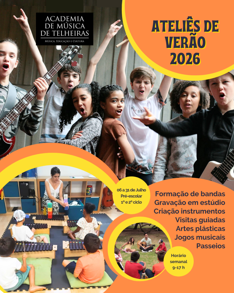 Ateliês de Verão 2026 - Academia de Música de Telheiras