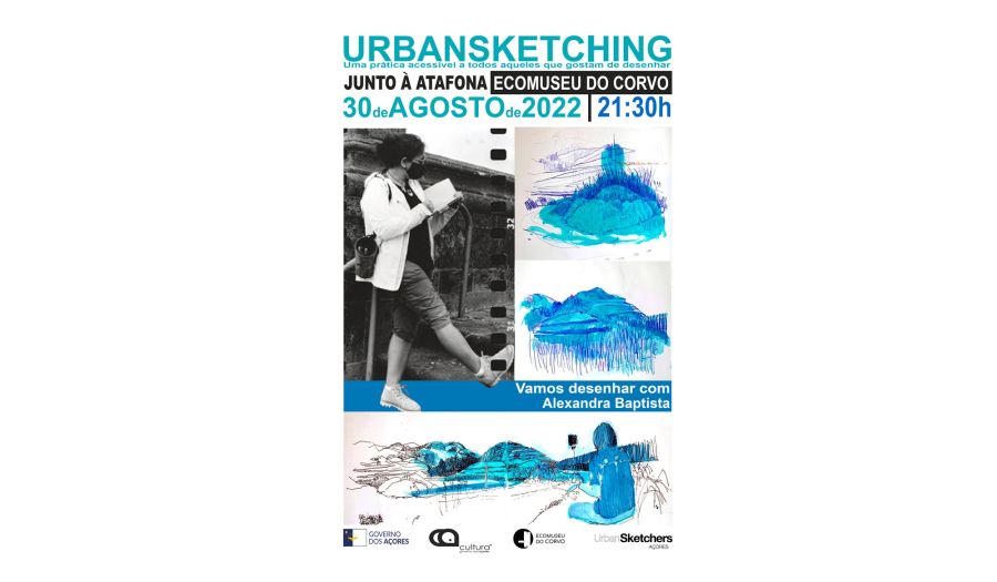 Urbansketching Junto ao Outeiro| Ecomuseu do Corvo