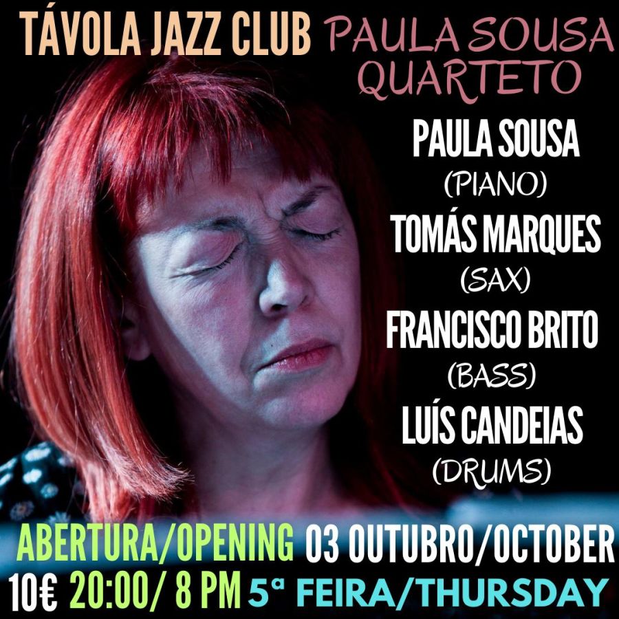 Paula Sousa Quarteto - Live Jazz no Távola Jazz Club