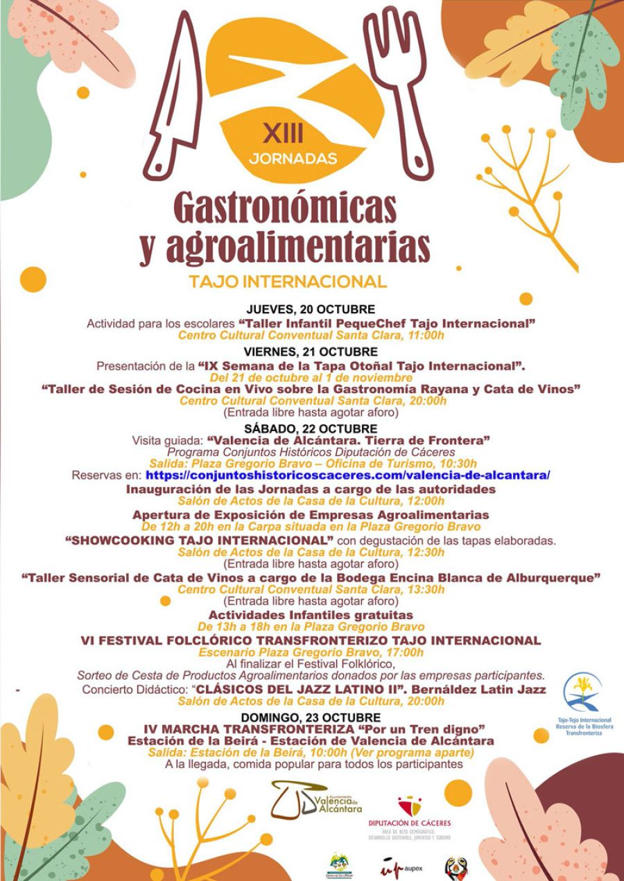 XIII Jornadas Gastronómicas y Agroalimentarias Tajo Internacional 2022