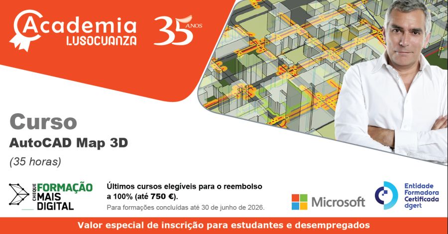 Academia Luso Cuanza - Curso AutoCAD Map 3D