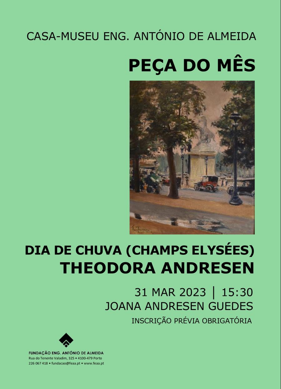 Peça do mês | “Dia de chuva (Champs Elysées)”, de Theodora Andresen