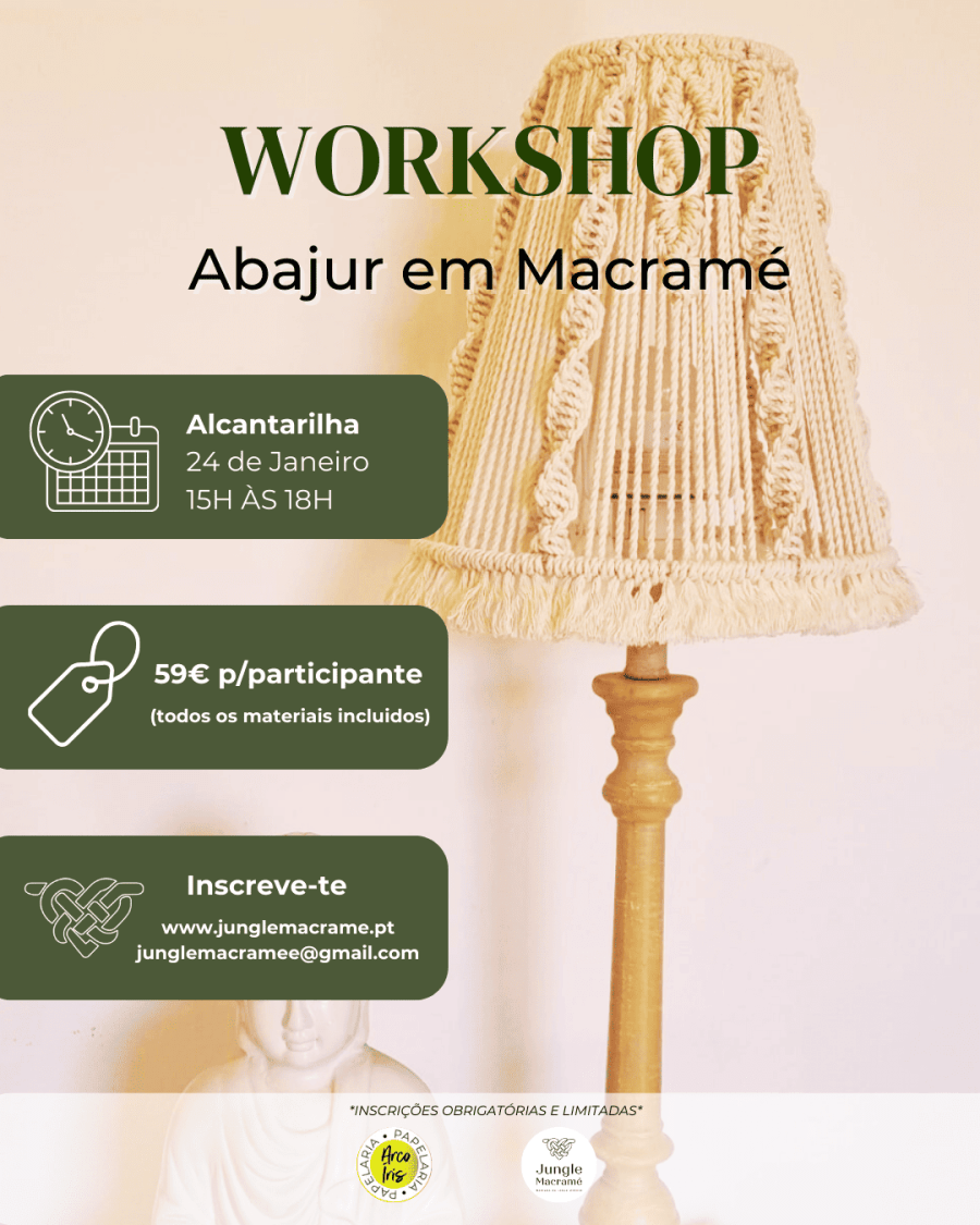 Workshop macramé - abajur