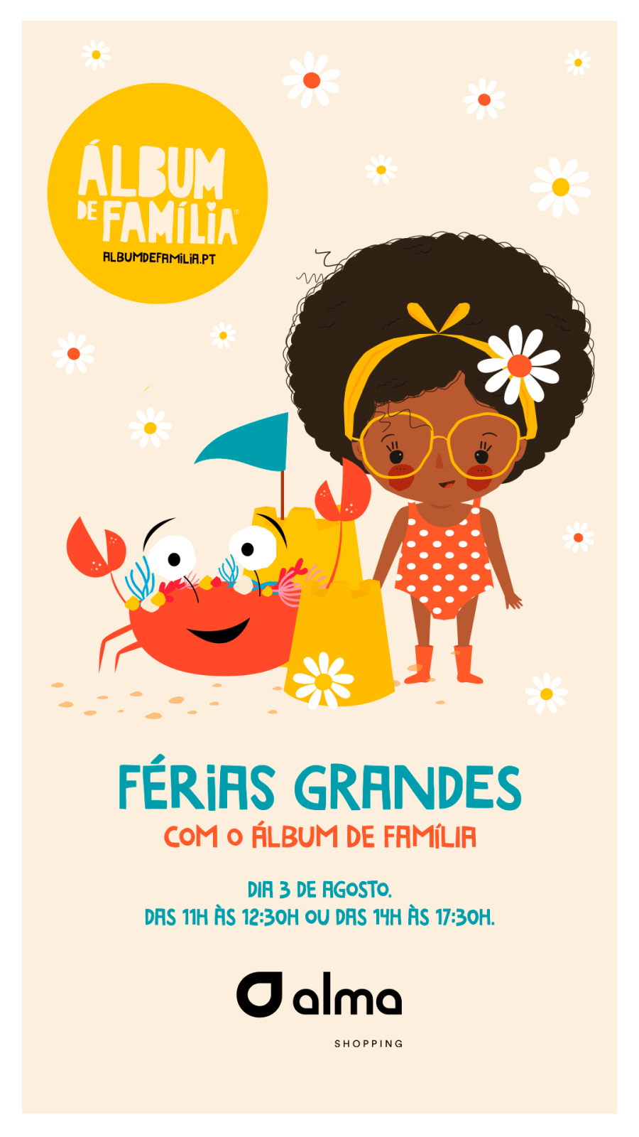 Domingo Criativo no Alma Shopping: o Álbum de Família celebra as Férias Grandes!