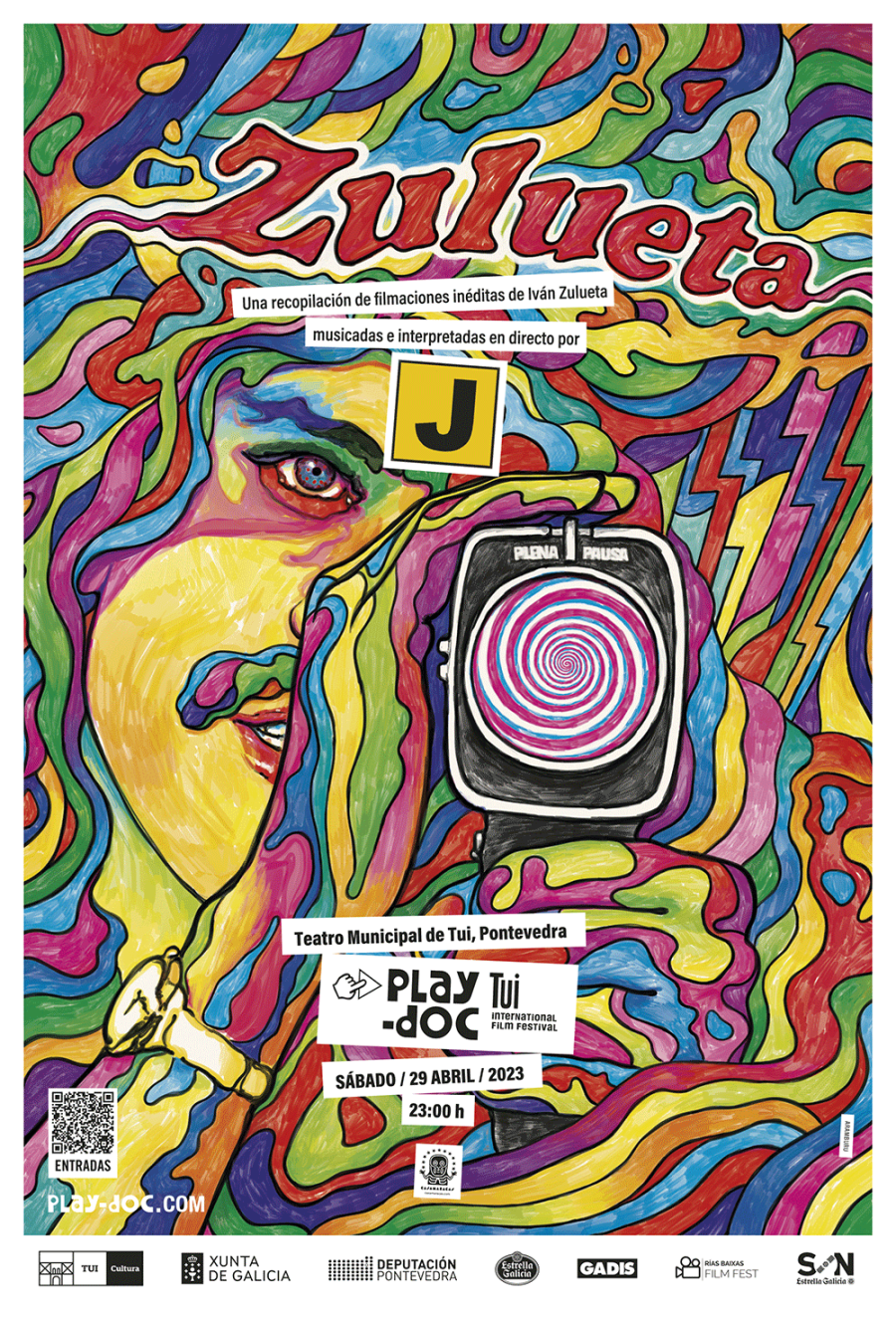 J (Los Planetas) en concierto 