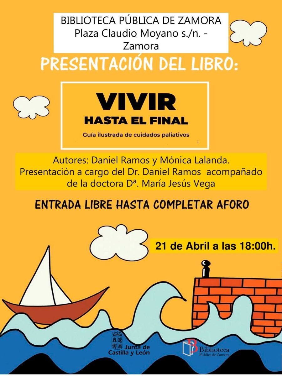 Presentación del libro: 'Vivir hasta el final: guía ilustrada de cuidados paliativos'