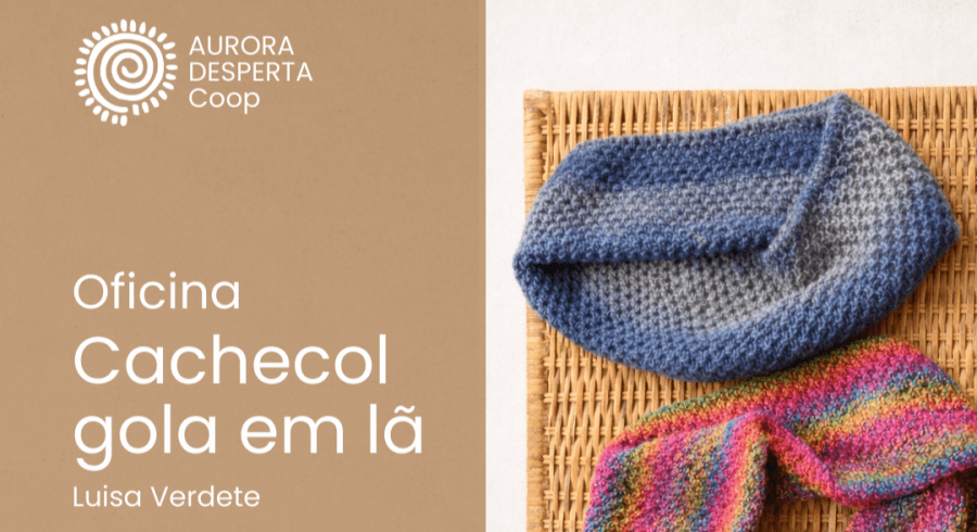 Oficina de Cachecol Gola em Lã