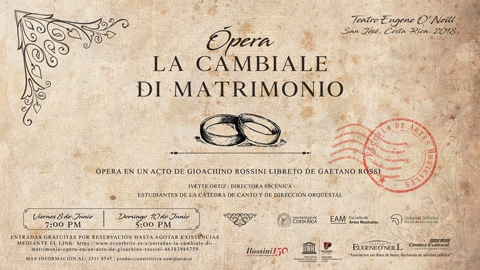 La Cambiale di Matrimonio: Ópera en un acto de Gioachino Rossini